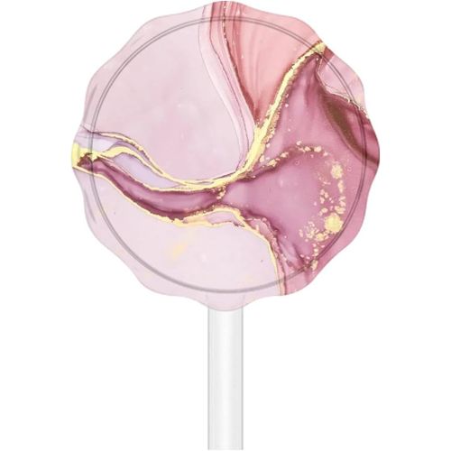 Thef-Coque Compatible Avec Apple Watch Magsafe Chargeur (2024), Housse De Protection Avec Dessin De Marbré Rose, Étui Transparente En Silicone Ultra Fine Anti-Rayures Antidérapant
