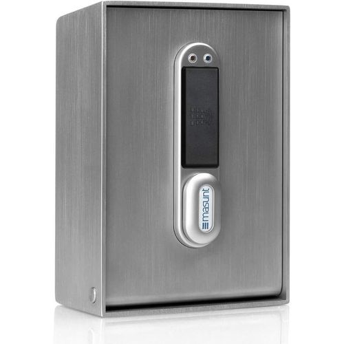 CHECARZHN--NO1-Coffre-Fort À Clés 2121 Rfid | Coffre-Fort Électronique | Enregistrement Jusqu'À 50 Supports D'Accès Individuels | Acier Inoxydable V2A | Anti-Effraction | Résistant Aux Intempéries |