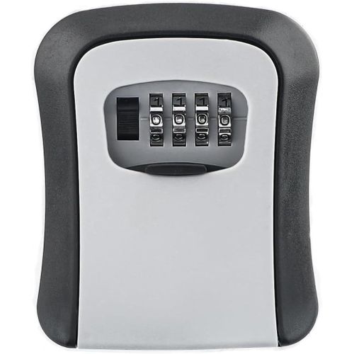 CHECARZHN--NO1-Boite A Clefs,Boite A Clefs Secur e Exterieur,Boîte À Clés Avec Code Extérieur 4 Chiffres,Réinitialisable Coffre Fort A Clef Pour Les Véhicules Des Industries Du Bureau À Domicile