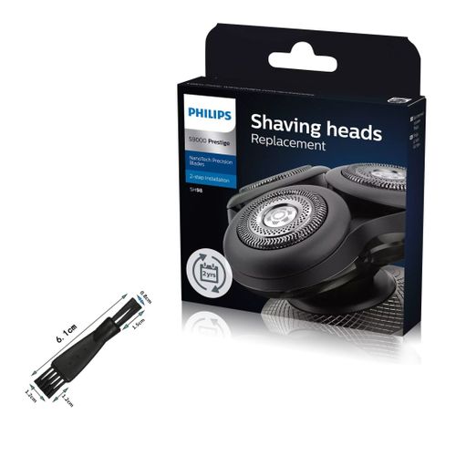 Têtes de rasage de rechange Philips Norelco SH98/72 d'origine compatibles avec les rasoirs Norelco séries S9000 et 9000 Prestige
