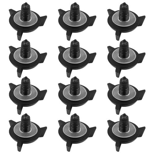 12 Pièces Vis De Visière De Casque Accessoires De Casque De Moto Vis De Casque De Moto-Noir