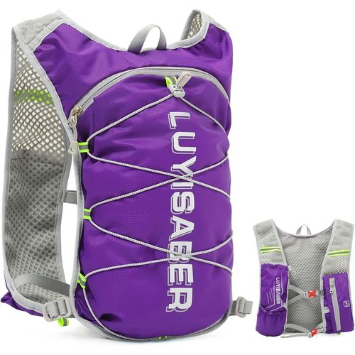Sac à Dos d'hydratation Gilet Course a Pied Femme Homme Léger Sac Hydratation Trail Running Réfléchissant pour Cyclisme Marathon Randonnée Sports de Plein Air.[T517]