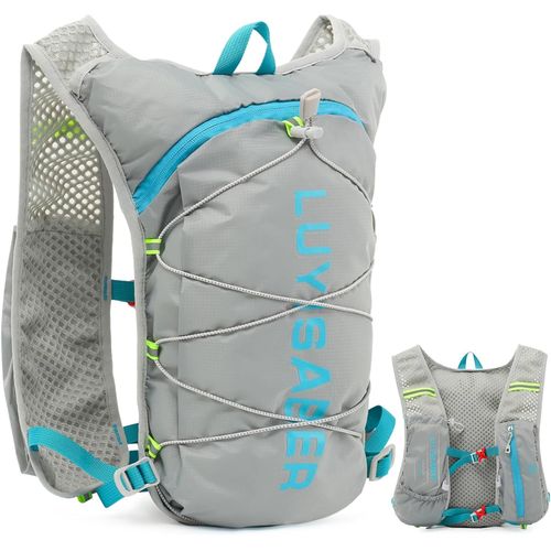 Sac à Dos d'hydratation Gilet Course a Pied Femme Homme Léger Sac Hydratation Trail Running Réfléchissant pour Cyclisme Marathon Randonnée Sports de Plein Air.[T518]