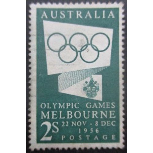 Australie N°216 Jeux Olympiques De Melbourne 1956 Oblitéré