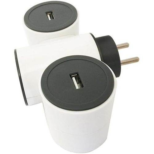 Chargeur 2xusb 2,1a Modulowatt + 1p 16a-
