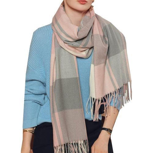Kalanka-Écharpe Chale Femme Chaud Automne Hiver Pashmina Châle Wrap Grand Foulard Plaid Tantan Tissu Avec Glands Pour Femmes Hommes