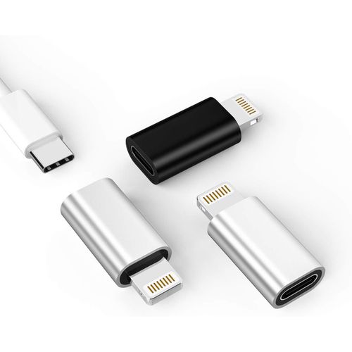 Thef-Adaptateur Usb C Vers Lightning, Adaptateur Lightning Mâle Vers Usb Femelle, Charge Pour Apple Pour Iphone 14/13/12/11/Pro Max/X/8 7 Plus/6s/Se2/Pour Ipad Type C Chargeur Câble Convertisseur Tpc