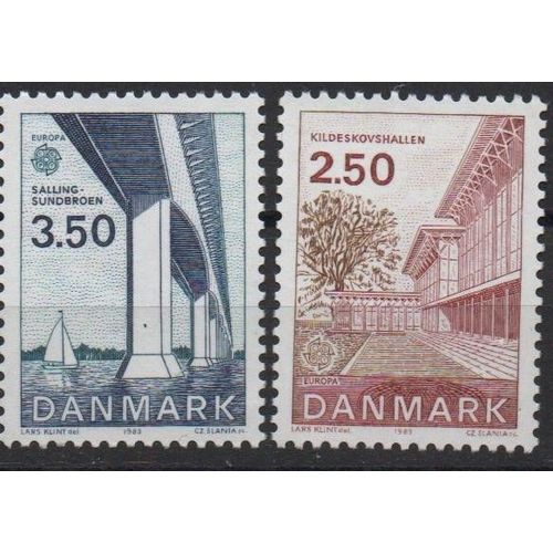 Danemark Timbres Europa 1983