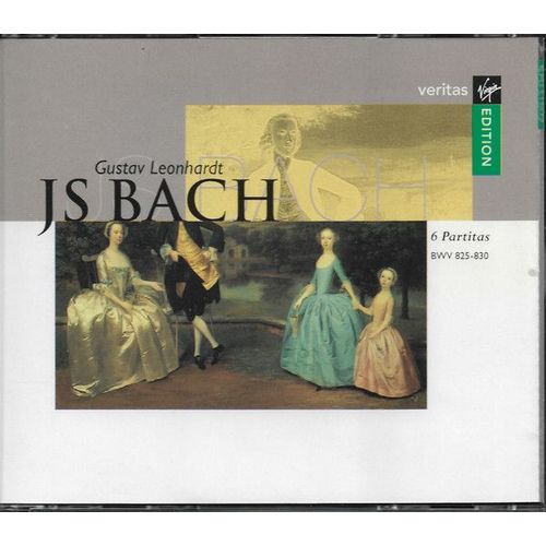 Bach : 6 Partitas Pour Clavecin Bwv 825-830 Par Gustav Leonhardt