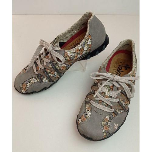 Basket Rieker Neuf Chaussure Sport Tennis Ville Détente Basse Ete Marque Randonnée Derby Course Running Sneaker Lacet Compensé Plat Sandale Ballerine Trotteur Pied Sensible Souple Légère Cuir