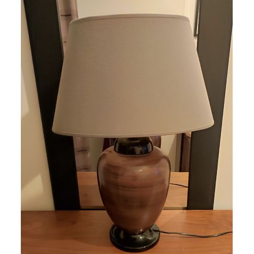 Superbe Lampe De Salon Pied En Céramique De Belle Hauteur