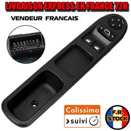 Commande Bouton De Lève Vitre Avant Gauche Peugeot 207 6554.Qc 6554qc 96548591xt