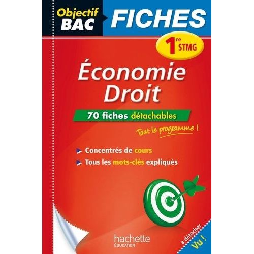 Economie Droit 1re Stmg