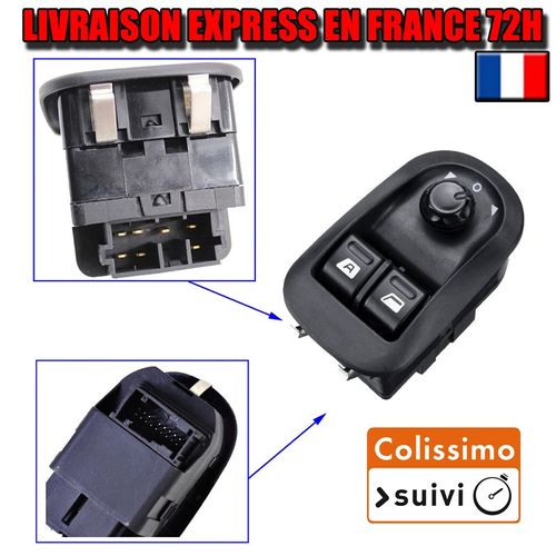 Bouton Leve Vitre Et Retroviseur Peugeot 206 96622541xt 6554.Wa