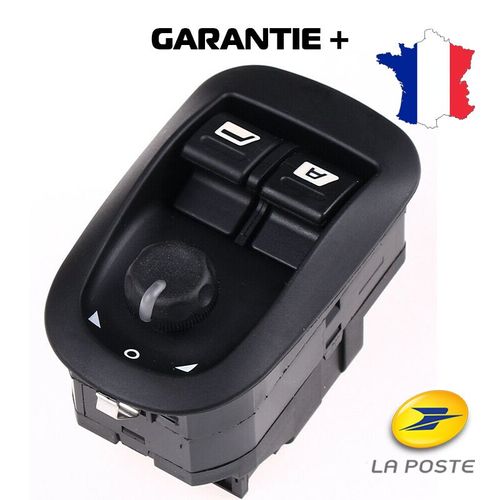 Bouton Commande De Leve Vitre Et Retroviseur Peugeot 206/306- 96622541xt 6554.Wa