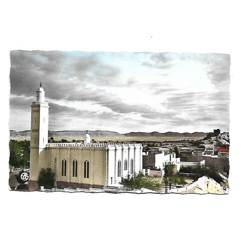 Laghouat Algérie Vue Générale Et La Mosquée Couleur N° 1 Non Écrite Et Non Circulée