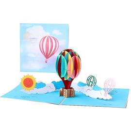 Carillon éolien en montgolfière, décoration de jardin/maison