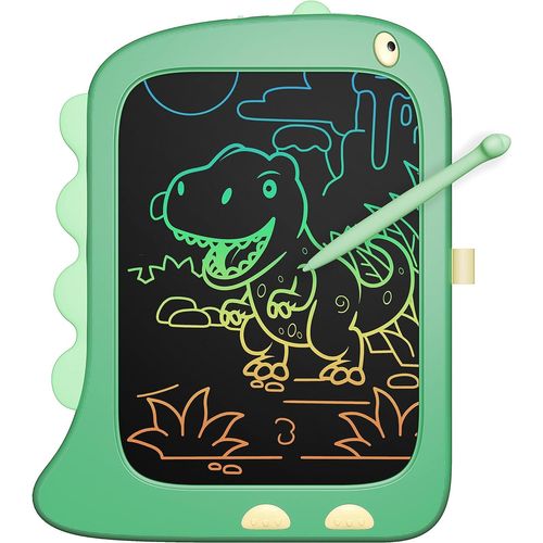 Tablette Enfants Pour Jouet Enfant 2 3 Ans, Tablette D'écriture Lcd, Tablette Dessin Enfant, Dinosaure Jouet Ardoise Magique Pour 2 3 4 5 6 Ans Garçons Filles Cadeaux D'anniversaire (Vert)