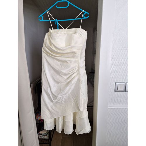 Robe De Cocktail Avec Son Étole. Portée Qu'Une Fois