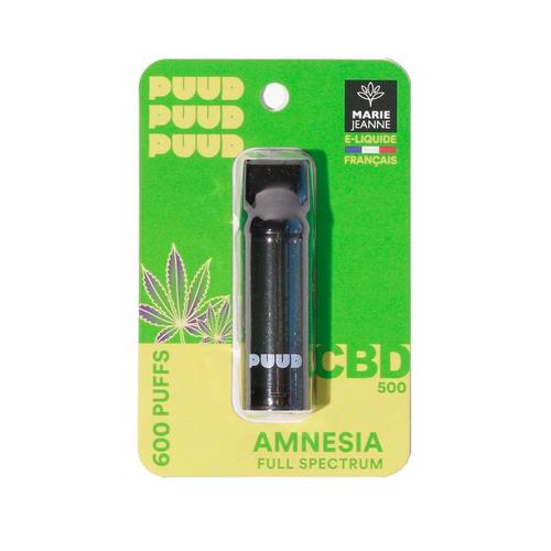 Cartouche CBD Puud Amnesia Full Spectrum 600 puffs - 500mg