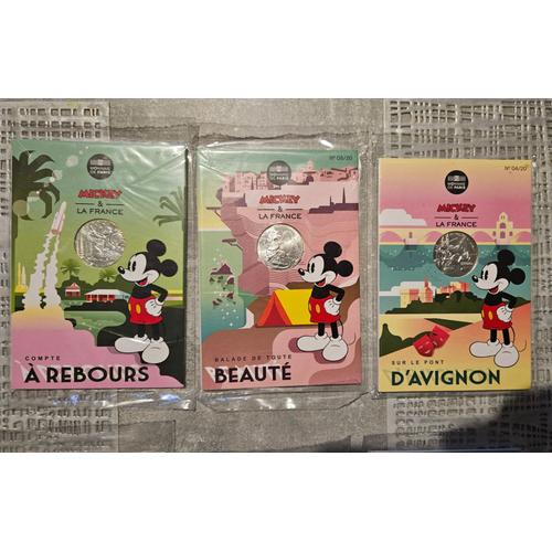 Pieces De Monnaie De Paris En Argent Mickey