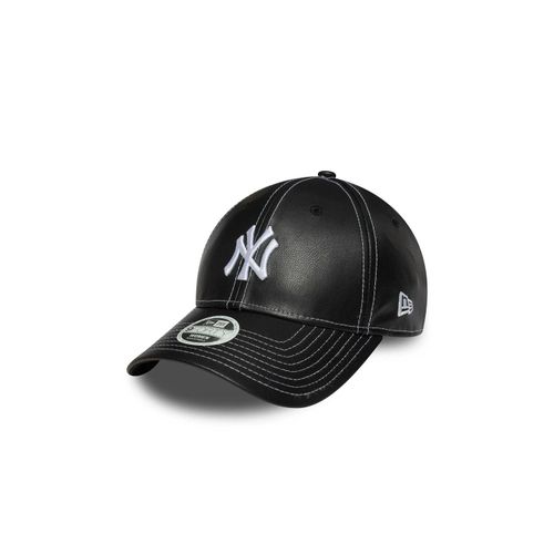 New Era - Casquette Femme 9forty Adjustable New York Yankees Mlb Topstitch Pu - Noir
