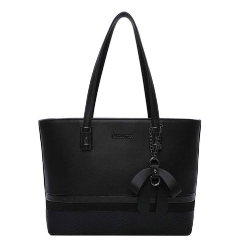 Sac à Main Cabas pour Femme avec N?ud Décoratif Gallantry Noir