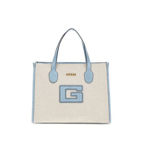 Cabas / Shopping Guess G Status 2 Compartment Natural/Light Denim WK919822
