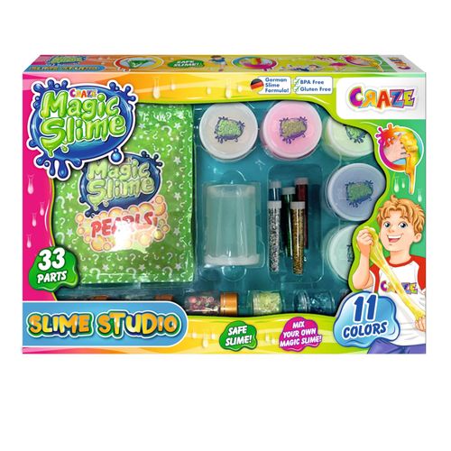 Craze Magic Slime Diy Kit Complet De Slime Diy Avec 11 Couleurs Avec Accessoires Slime Pour Enfants Avec Paillettes 32862