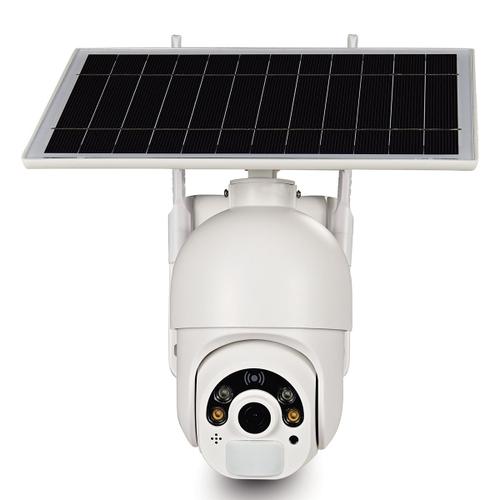 Caméra Surveillance Solaire Full HD 1080P WiFi Alarme PIR Vision Nocturne Audio Bidirectionnel YONIS