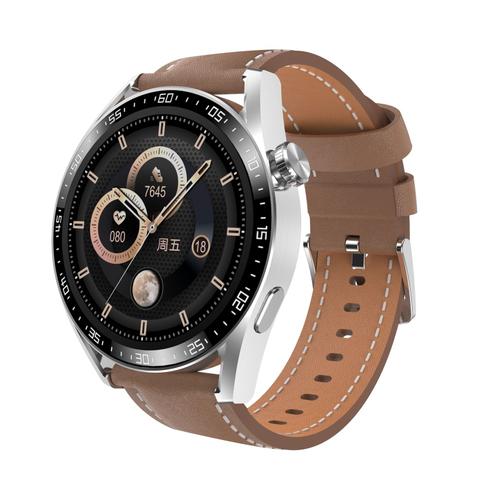 Montre Connectée Homme Pro Ip68, Ecran Hd 1.32', Capteur Cardiaque, Appel Bt, 24 Modes Sport Argent Yonis