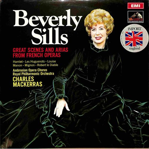 Beverly Sills – Great Scenes And Arias From French Operas – Lp Vinyle Vg+ – Emi Asd 2513