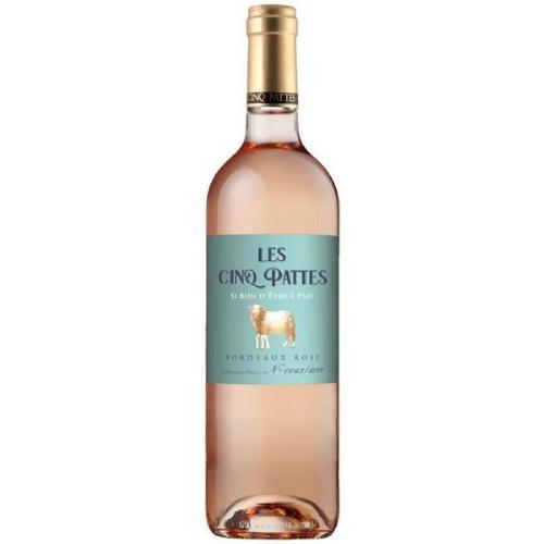 Les Cinq Pattes 2022 Bordeaux - Vin Rosé De Bordeaux