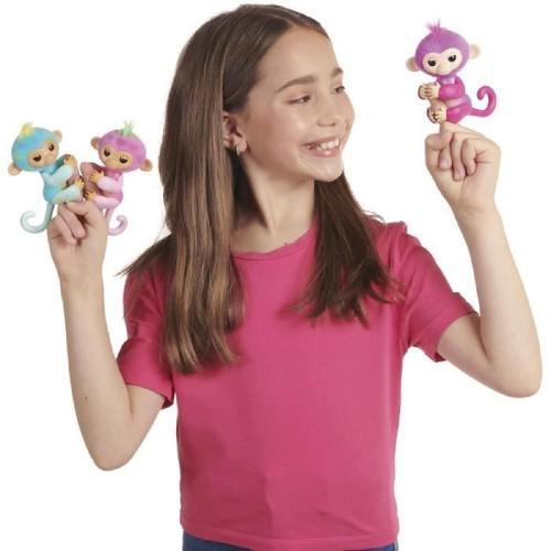 Animal Interactif - Lansay - Fingerlings Harmony - Violet Et Marron - A Partir De 5 Ans