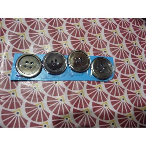 Nac 2 4 Boutons Nacre Dim 25
