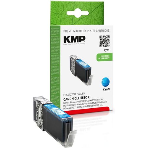 KMP C91 cyan compatible avec Canon CLI-551 C XL