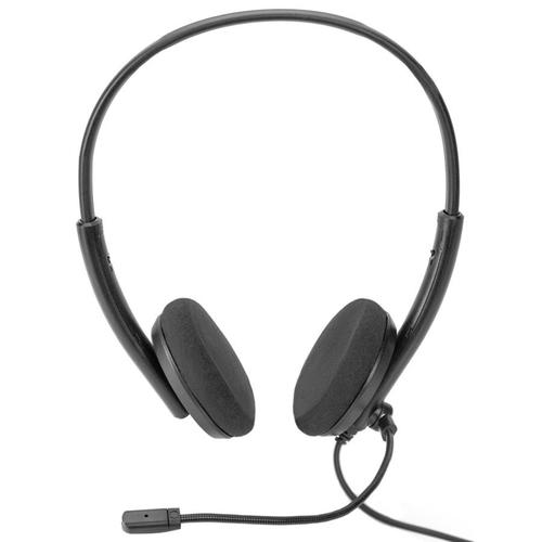 DIGITUS Casque arceau stéréo av. réduction de bruit 3,5mm