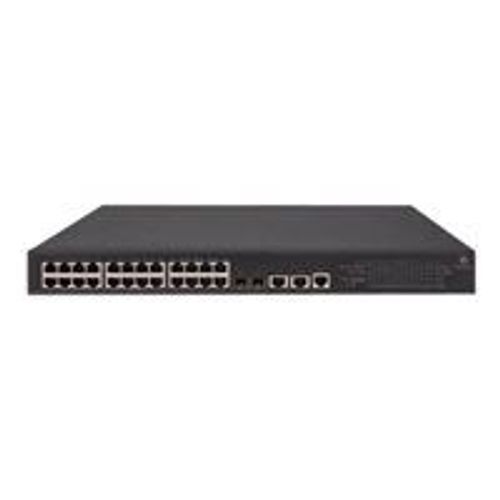 HPE 1950-24G-2SFP+-2XGT-PoE+ - Commutateur - C3 - Géré - 24 x 10/100/1000 (PoE+) + 2 x Gigabit SFP / 10 Gigabit SFP+ + 2 x 10Gb Ethernet - Montable sur rack - PoE+ (370 W)