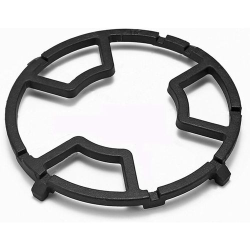 Anneau anti-dérapant pour poêle à frire en fonte noire pour table de cuisson - Supports pour poêles à frire - Accessoires pour cuisinières à gaz