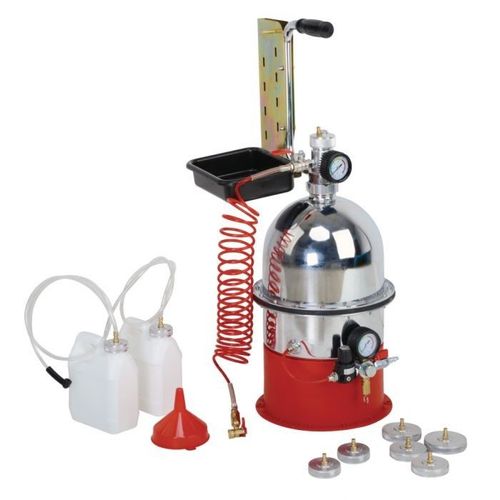 Purgeur de freins pneumatique KS-6 L-10 bars + 6 adaptateurs KSTOOLS 160.0008 (KSTOOLS)
