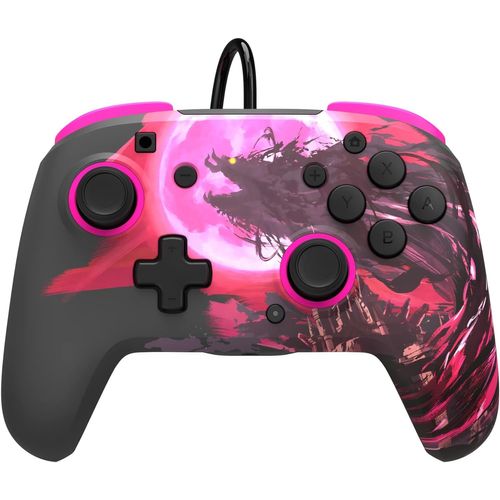 Manette Filaire Pdp Rematch Zelda (Ganon) Pour Nintendo Switch