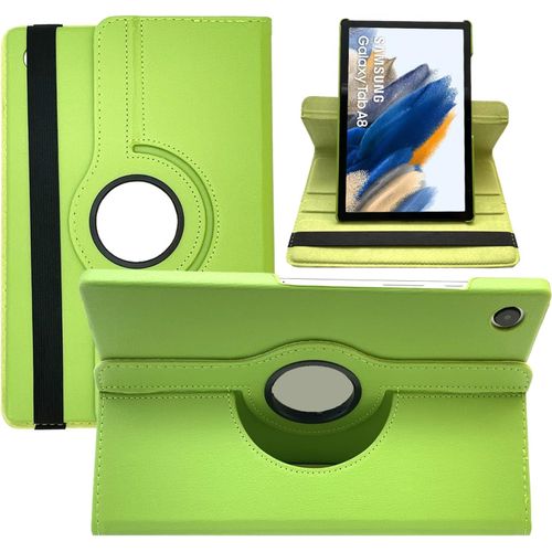Eryi-Coque Pour Samsung Galaxy Tab A8 10.5 Sm-X200/X205/X207, Rotation À 360 Degrés Avec Support Housse De Protection Pour Samsung Galaxy Tab A8 10.5'' 2021 Tablette,Vert