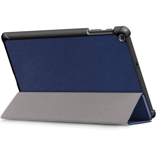 Eryi-Custer Coque Pour Samsung Galaxy Tab A 10.1 2019 T510 T515,Pu-Cuir Étui Housse Pour Samsung Galaxy Tab A 10.1 2019 T510 T515 - Bleu