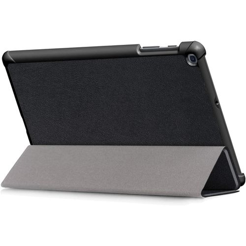 Eryi-Custer Coque Pour Samsung Galaxy Tab A 10.1 2019 T510 T515,Pu-Cuir Étui Housse Pour Samsung Galaxy Tab A 10.1 2019 T510 T515 - Noir