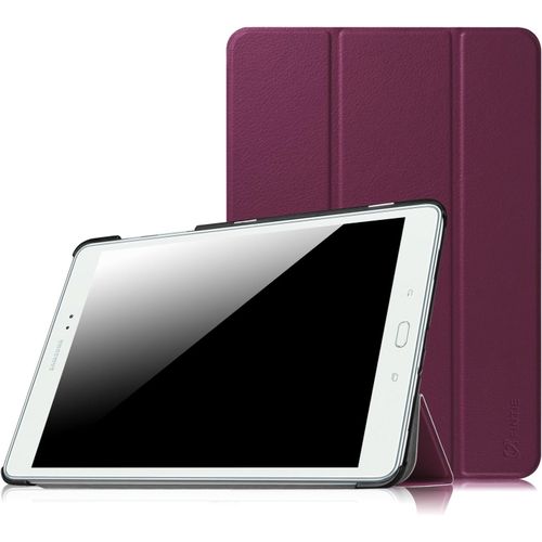 Eryi-Étui Housse Pour Samsung Galaxy Tab A 9.7 Sm-T550 / T555 - Coque De Protection Ultra-Mince Léger Pu Cuir Case Cover, Fonction Sommeil/Réveil Automatique, Pourpre