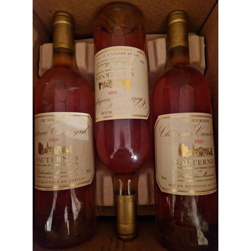 Chateau Cantegril Sauternes 1989