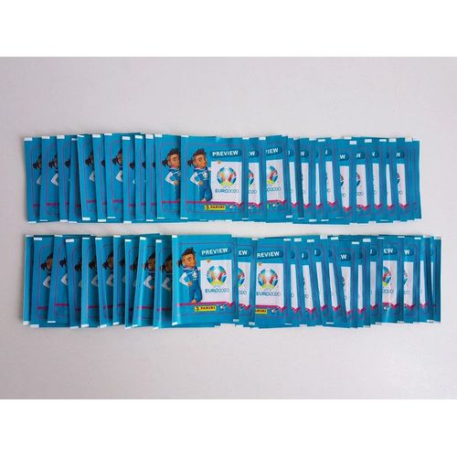 Lot De 48 Pochettes Panini Euro 2020 Uefa Preview - Stickers