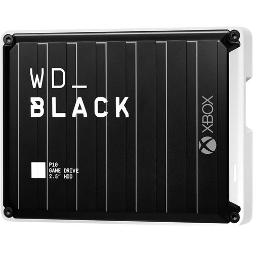 Wd_Black P10 Pour Xbox 4 To, Disque Dur Externe Portable, Des Vitesses Allant Jusqu'À 130 Mo/S, Une Abonnement D'Un Mois Au Xbox Game Pass Ultimate, Compatible Avec Xbox Series X|S, Noir Et Blanc