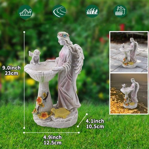 Ange Ornement Ange Statue Pour Décoration Extérieure Cadeau De Pendaison De