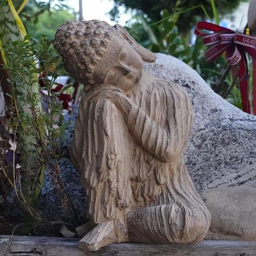 Bouddha Figurine Feng Shui Décor Ornement De Table Pour Létagère Dentrée